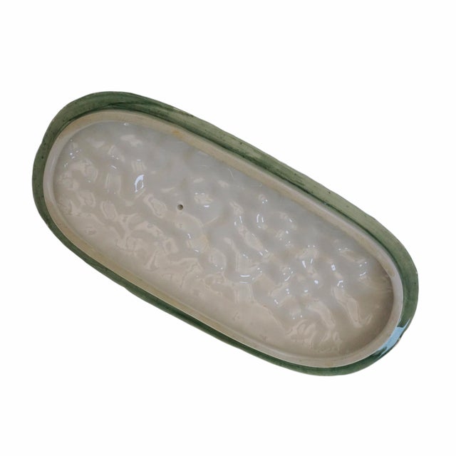 Ceramic Tiffany & Co Large Artichoke Lid Tureen Painted Molded Vintage Nove Ceramic Italy For Sale - Image 7 of 8