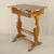 Biedermeier side table (sewing table) from Southern Germany, made of walnut veneer with marquetry inlay.