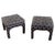 Black 1970s Contemporary Square Tufted Benches - a Pair For Sale - Image 8 of 8