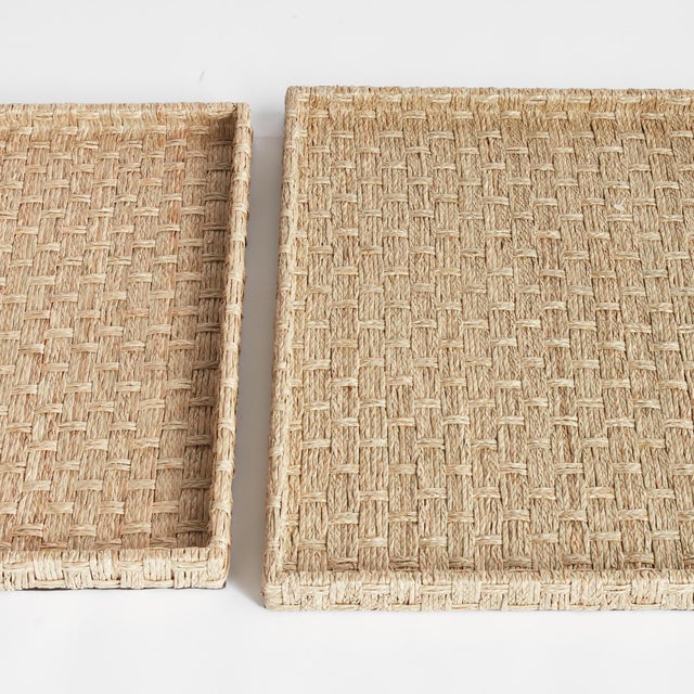 Wood Wynn Trays Large, Set Of 2 For Sale - Image 7 of 8