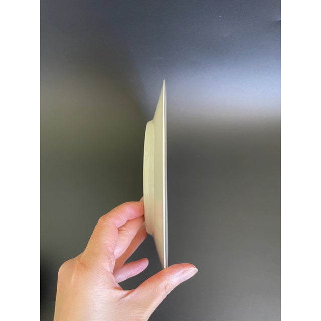 Edelstein Bavaria 18258 Heavy Gold Gilt Flower Tea Set Trio - Teacup, Saucer and Plate For Sale - Image 10 of 13