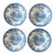Vintage English Ironstone by Johnson Brothers in Coaching Scene Berry Bowls - Set of 4 For Sale