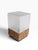 Mid 20th Century Danish Modern Cork and Glass Table Lamp For Sale - Image 13 of 17
