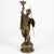 Antique Native American Bronze Sculpture Lamp For Sale - Image 11 of 11