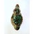 Olive Vintage Drip Glaze Ceramic Duck Figurine, Mottled Green Art Pottery For Sale - Image 8 of 11