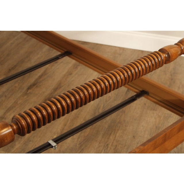 Ethan Allen Vintage Maple Full-Size Poster Bed For Sale - Image 11 of 12