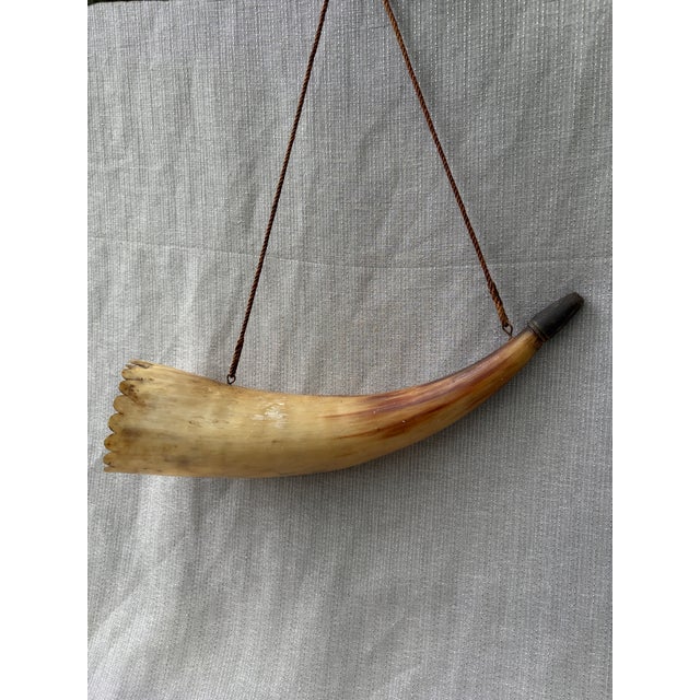 Antique Handmade Powder Horn For Sale - Image 17 of 18