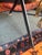 Maitland-Smith Leather Clad British Campaign Desk With Steel Sword Base, Vintage For Sale - Image 9 of 12