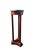 Late 20th Century Vintage Bombay Company Regency-Style Mahogany Pedestal Stand With Green Marble Top For Sale - Image 5 of 10