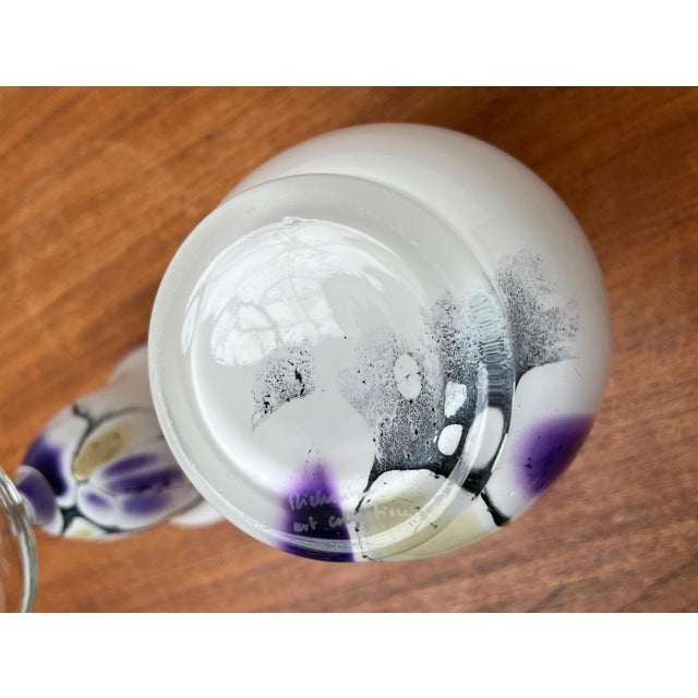 Vintage German Glass Vase and Goblet by Hans Jürgen Richartz for Richartz Art Collection, Set of 2 For Sale - Image 6 of 18