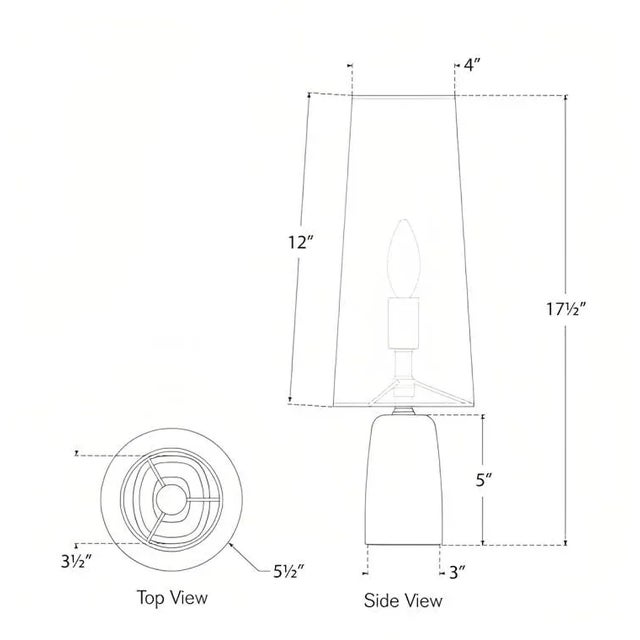 2020s Thomas O'Brien for Visual Comfort Signature Jinny Medium Table Lamp in Aged Iron with Linen Shade For Sale - Image 5 of 5