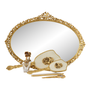 Midcentury Mirror & Vanity Set