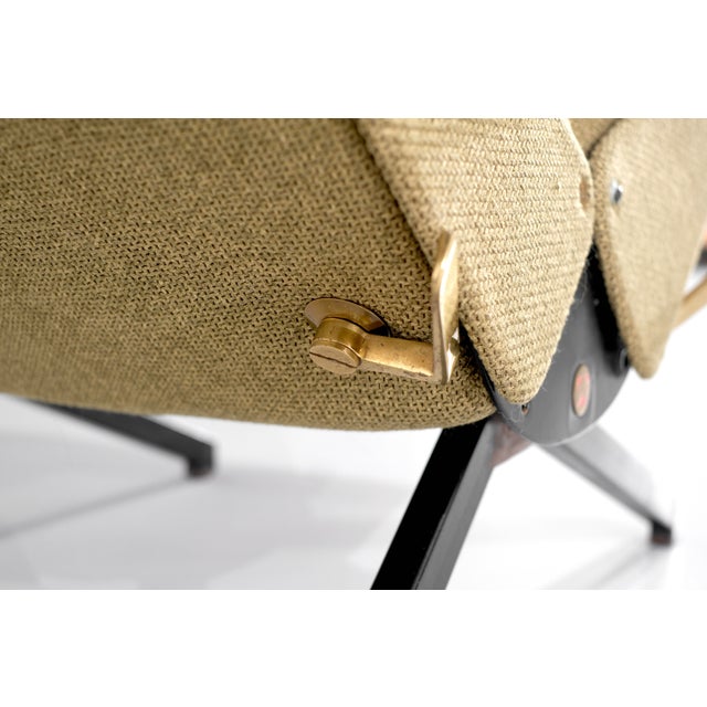 Black Model P40 Armchair by Oslavo Borsani for Tecno, Italy, 1957 For Sale - Image 8 of 18