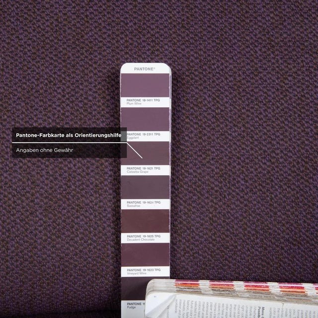 Purple Purple Fabric Flex Plus Two-Seater Sofa from Ewald Schillig For Sale - Image 8 of 13