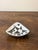 Very fine mid-century studio pottery dish by Thomas Toft, made in Denmark in the 1950s. This sculptural triangular form...
