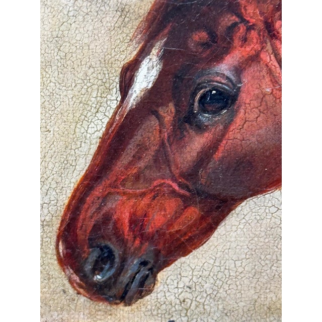 19th Century Circa 1843 Signed Charles Bilger Spalding Chestnut Hunter British Equestrian Oil Painting For Sale - Image 5 of 18