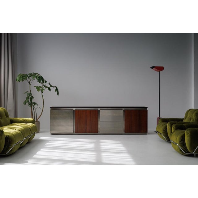 1980s Large Parioli Sideboard or Room Divider by Giotto Stoppino for Acerbis, 1980s For Sale - Image 5 of 9