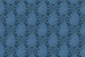 Round Hill Indigo Fabric by the Yard