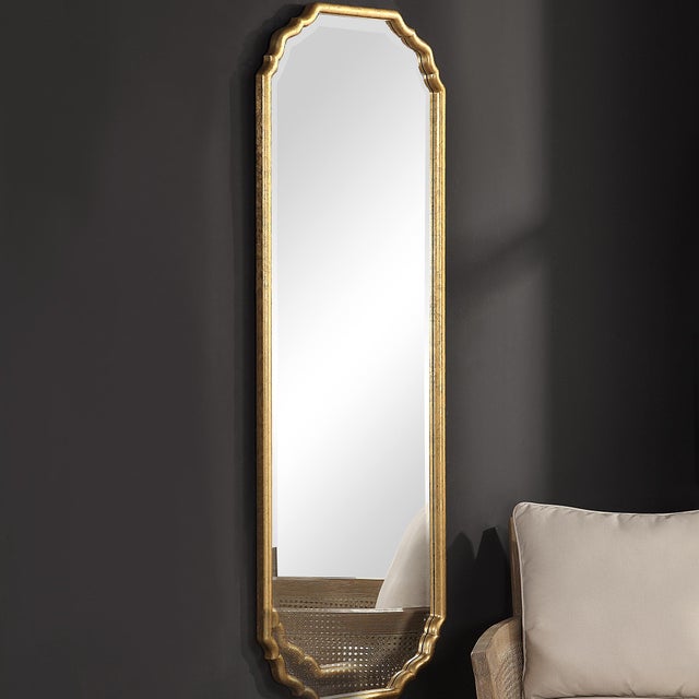 Kenneth Ludwig Chicago Oval Long Wall Mirror For Sale - Image 4 of 6