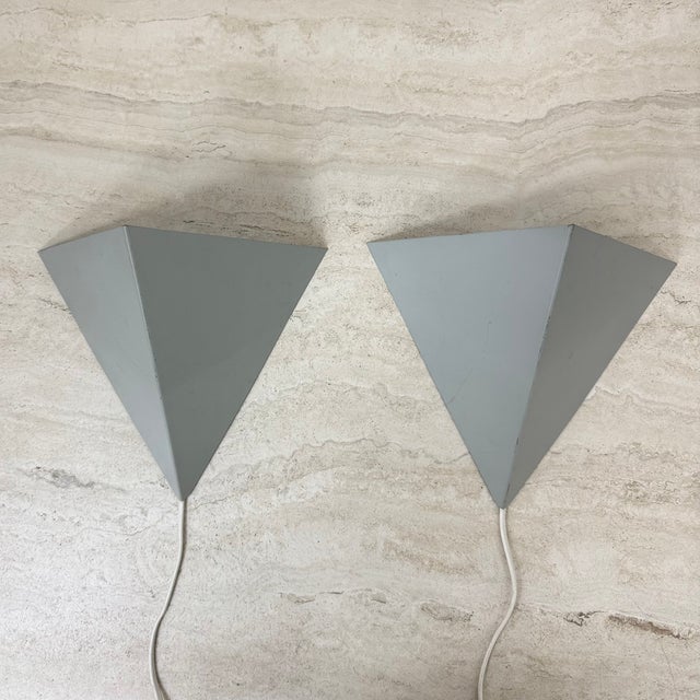 Dutch Metal Wall Lamps by J. J. M. Hoogervorst for Anvia Almelo, 1960s, Set of 2 For Sale - Image 12 of 18