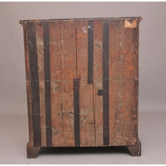 Antique Early 18th Century George II Norfolk Chest For Sale - Image 9 of 13