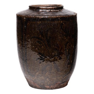 Chinese Drip Glaze Vinegar Pot, C. 1850 For Sale