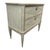 19th Century Pair of Gustavian-Style Chests of Drawers in Antique White With a Touch of Gray For Sale - Image 6 of 9