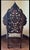 Mid 20th Century Handcrafted Syrian Mother of Pearl & Abalone Inlaid Moorish Armchair | Damascus Style | Carved Hardwood Accent Chair For Sale - Image 9 of 12