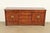 Mid-Century Modern Thomasville Mid-Century Hollywood Regency Chinoiserie Walnut Long Dresser or Credenza, Circa 1970s For Sale - Image 3 of 15