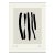 Contemporary Abstract Lines Giclee Print For Sale