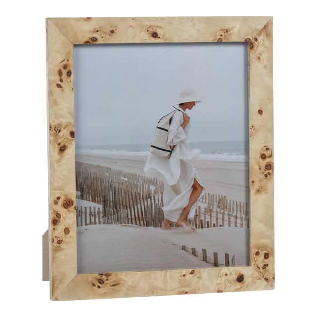 Bogor Burlwood Veneer Photo Frame, 8" x 10" For Sale