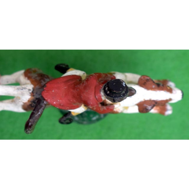 Mid 20th Century Lejeune Fox Riding Hound Car Mascot For Sale - Image 5 of 7