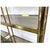 Pair of Billy Baldwin Style Brass Etageres With Smoked Glass Shelves For Sale In New York - Image 6 of 6