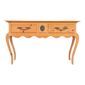 Baker Furniture Italian Provincial Louis XV Pine Huntboard or Console Table