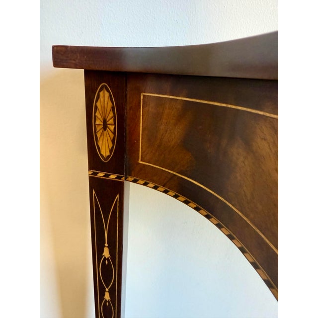 Stickley Stickley Mahogany Inlay Console Table For Sale - Image 4 of 7