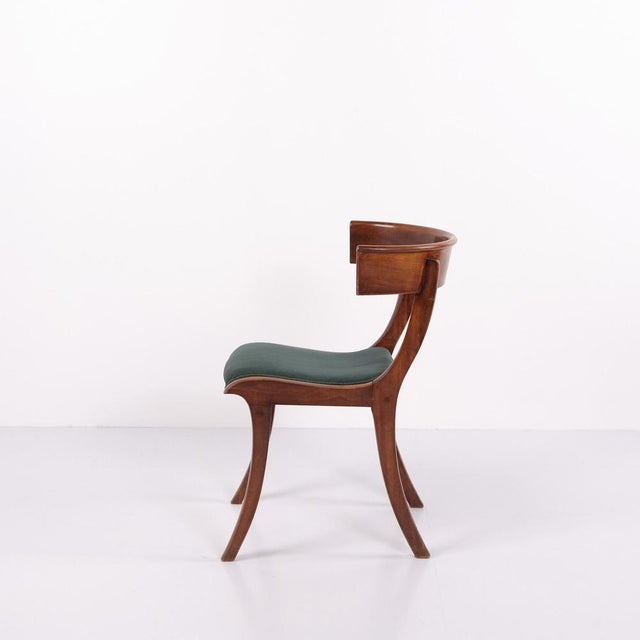 Klismos Chairs by Edvard Thomsen for Rud. Rasmussen, 1930s, Set of 6 For Sale - Image 6 of 12