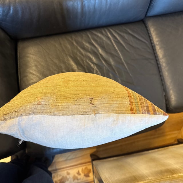 Tan Bespoke Decor Pillow For Sale - Image 8 of 12