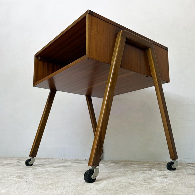 1960s Mid-Century Teak Cabinet on Castors, 1960s For Sale - Image 5 of 8