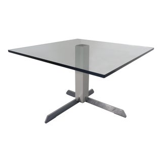 Glass and Metal Side Tables from WK Wohnen, 1990s, Set of 2 For Sale