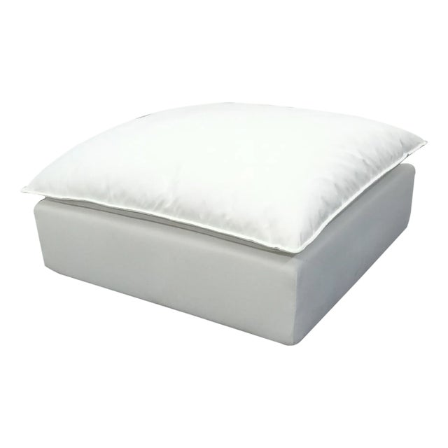 Cali Pearl Performance Fabric Ottoman For Sale In Los Angeles - Image 6 of 6