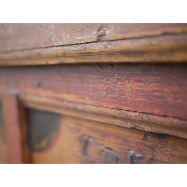 Painted Alpine Chest, 1793 For Sale - Image 18 of 18