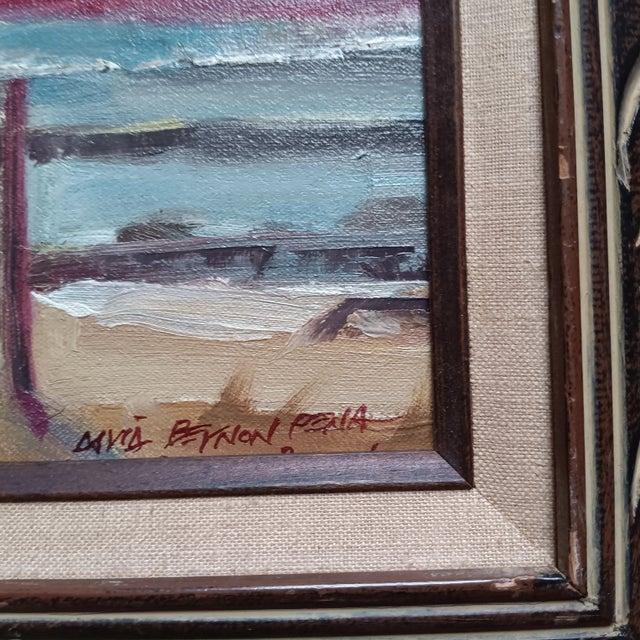 2000 - 2009 Unicorn Autumn, Original Oil Painting, Framed For Sale - Image 5 of 5
