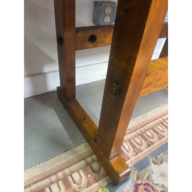 Solid Maple Workbench, G. Christiansen, Chicago For Sale - Image 14 of 14