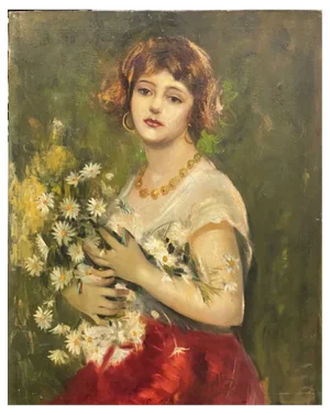 Federico Morello, Portrait, 1927, Oil on Canvas