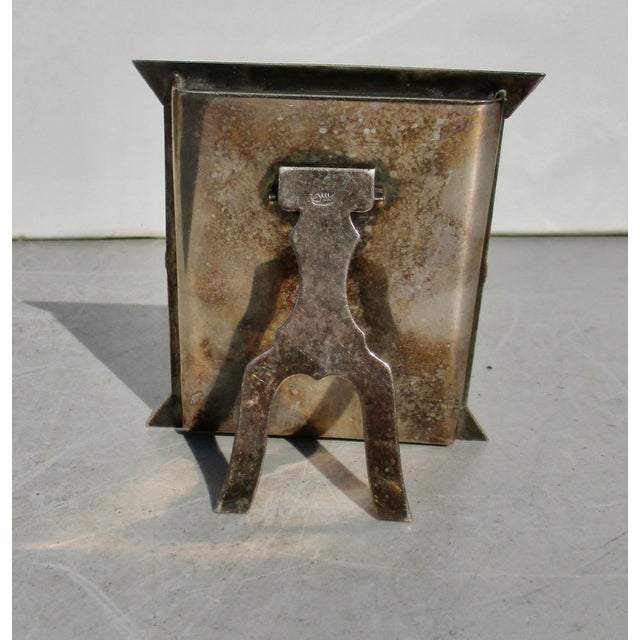 Art Deco Enamel Photo Frame Circa 20s For Sale In New York - Image 6 of 9