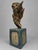 19th Century, Italian Giltwood Winged Cherub Fragment on Faux Marbleized Base For Sale - Image 9 of 11