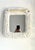 White Cicogne French Ceramic Mirror by Renzo Maar For Sale - Image 8 of 9
