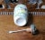 Mid 20th Century Mid 20th Century Chinese Porcelain Goats Motif Snuff Bottle For Sale - Image 5 of 5