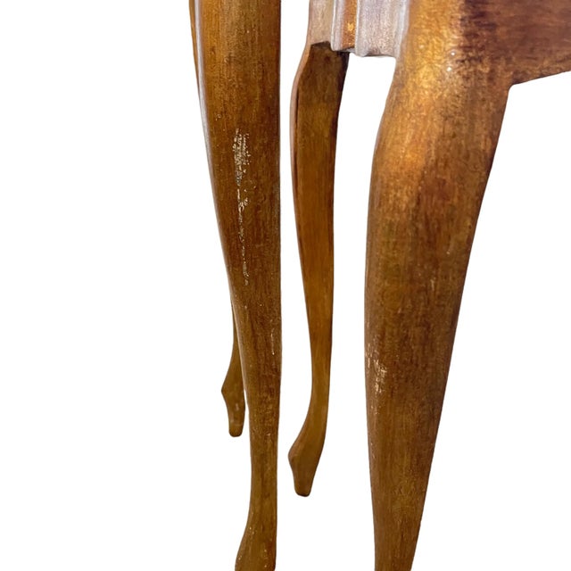 Mid 20th Century Italian Florentine Gilt Nesting Tables - 2 Matching Sets For Sale - Image 12 of 13