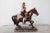Vintage Bordallo Pinheiro Palissy Ware, Earthenware, Majolica Horseman Figurine For Sale - Image 6 of 13